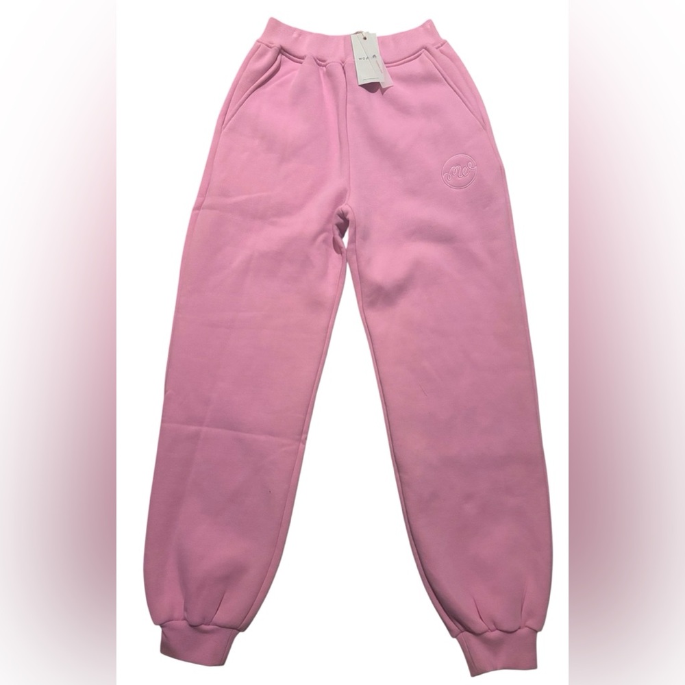 NWT Malbon Golf Martina PINK Sweatpants Joggers Ladies size S Lounge tennis